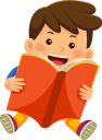 پیش‌نمایش فایل boy-reading-book-9317140 از پک فعالیت روزانه کودکان
