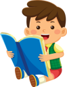 پیش‌نمایش فایل boy-reading-book-9317160 از پک فعالیت روزانه کودکان