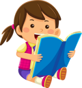 پیش‌نمایش فایل girl-reading-book-9317161 از پک فعالیت روزانه کودکان
