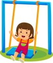 پیش‌نمایش فایل girl-sitting-on-a-swing-9318263 از پک فعالیت روزانه کودکان