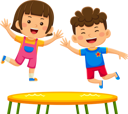 پیش‌نمایش فایل kids-playing-trampoline-9317313 از پک فعالیت روزانه کودکان