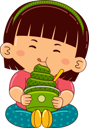 پیش‌نمایش فایل girl-eating-ice-cream-cup-9313772 از پک کودکان خوردن دسر