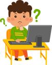 پیش‌نمایش فایل confused-kid-boy-use-computer-9313247 از پک کودکان کوچک در حال استفاده از دستگاه‌های تکنولوژی