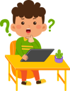 پیش‌نمایش فایل confused-little-boy-use-tablet-9313255 از پک کودکان کوچک در حال استفاده از دستگاه‌های تکنولوژی