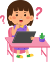 پیش‌نمایش فایل confused-little-kid-girl-use-graphic-tablet-9313279 از پک کودکان کوچک در حال استفاده از دستگاه‌های تکنولوژی