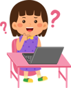 پیش‌نمایش فایل confused-little-kid-girl-use-laptop-9313287 از پک کودکان کوچک در حال استفاده از دستگاه‌های تکنولوژی