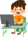 پیش‌نمایش فایل cute-little-kid-boy-use-computer-9313242 از پک کودکان کوچک در حال استفاده از دستگاه‌های تکنولوژی