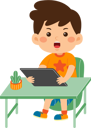 پیش‌نمایش فایل cute-little-kid-boy-use-graphic-tablet-9313250 از پک کودکان کوچک در حال استفاده از دستگاه‌های تکنولوژی