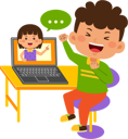 پیش‌نمایش فایل cute-little-kid-boy-use-laptop-07-9313264 از پک کودکان کوچک در حال استفاده از دستگاه‌های تکنولوژی