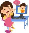 پیش‌نمایش فایل cute-little-kid-girl-use-computer-for-video-call-9313268 از پک کودکان کوچک در حال استفاده از دستگاه‌های تکنولوژی