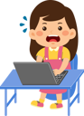 پیش‌نمایش فایل cute-little-kid-girl-use-laptop-9313282 از پک کودکان کوچک در حال استفاده از دستگاه‌های تکنولوژی