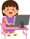 پیش‌نمایش فایل kid-girl-use-computer-9313270 از پک کودکان کوچک در حال استفاده از دستگاه‌های تکنولوژی