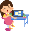 پیش‌نمایش فایل little-kid-girl-use-graphic-tablet-9313277 از پک کودکان کوچک در حال استفاده از دستگاه‌های تکنولوژی