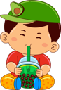 پیش‌نمایش فایل boy-drinking-iced-bubble-avocado-tea-9383450 از پک پسر در حال نوشیدن