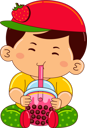 پیش‌نمایش فایل boy-drinking-iced-bubble-strawberry-tea-9383456 از پک پسر در حال نوشیدن