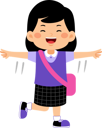 پیش‌نمایش فایل girl-student-going-to-school-9455505 از پک دانش آموز دختر با لباس مدرسه