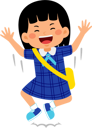 پیش‌نمایش فایل girl-student-jumping-out-of-joy-9455519 از پک دانش آموز دختر با لباس مدرسه