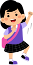 پیش‌نمایش فایل girl-student-raising-hand-9455506 از پک دانش آموز دختر با لباس مدرسه