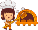 پیش‌نمایش فایل baker-girl-making-bread-10288844 از پک نانوا ناز