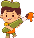پیش‌نمایش فایل artist-boy-with-brush-10289673 از پک هنرمند ناز