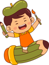 پیش‌نمایش فایل painter-boy-10289670 از پک هنرمند ناز