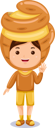 پیش‌نمایش فایل boy-in-potato-costume-10688564 از پک شخصیت پسر بچه سبزی ای