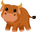 پیش‌نمایش فایل bull-13198613 از پک حیوان کارتونی ناز