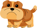 پیش‌نمایش فایل bulldog-13198614 از پک حیوان کارتونی ناز