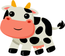 پیش‌نمایش فایل cow-13198616 از پک حیوان کارتونی ناز