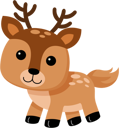 پیش‌نمایش فایل deer-13198617 از پک حیوان کارتونی ناز