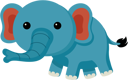 پیش‌نمایش فایل elephant-13198619 از پک حیوان کارتونی ناز