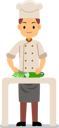 پیش‌نمایش فایل cooking-process-chef-chopping-vegetables-on-the-table-for-cooking-3119809 از پک آشپز