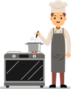 پیش‌نمایش فایل male-professional-chef-cooking-food-at-the-kitchen-of-the-restaurant-3119799 از پک آشپز