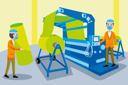 پیش‌نمایش فایل textile-machinery-worker-3143808 از پک حرفه