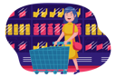پیش‌نمایش فایل girl-doing-shopping-3249530 از پک خرید