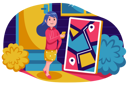 پیش‌نمایش فایل girl-finding-mall-route-3249532 از پک خرید