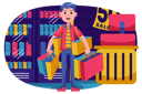 پیش‌نمایش فایل man-doing-shopping-3249540 از پک خرید