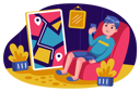 پیش‌نمایش فایل man-finding-mall-route-3249533 از پک خرید