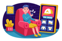 پیش‌نمایش فایل man-preordering-clothes-from-online-shopping-3249547 از پک خرید