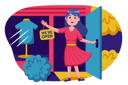 پیش‌نمایش فایل shop-owner-announcing-store-opening-3249537 از پک خرید