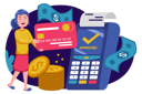 پیش‌نمایش فایل woman-doing-payment-using-card-3249545 از پک خرید