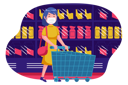 پیش‌نمایش فایل woman-doing-shopping-from-store-3249549 از پک خرید