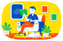 پیش‌نمایش فایل boy-reading-book-in-free-time-3249699 از پک آخر هفته سرگرم‌کننده