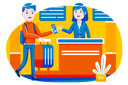 پیش‌نمایش فایل boy-going-to-reception-for-boarding-check-3249681 از پک تعطیلات