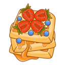 پیش‌نمایش فایل waffles-3630909 از پک دسر