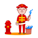پیش‌نمایش فایل firefighter-3675350 از پک حرفه