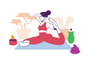 پیش‌نمایش فایل girl-doing-yoga-4989693 از پک سلامتی