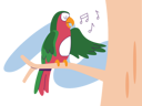 پیش‌نمایش فایل bird-singing-5009028 از پک حیوانات خانگی