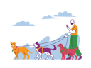 پیش‌نمایش فایل man-walking-with-dog-5009024 از پک حیوانات خانگی