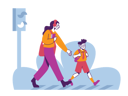 پیش‌نمایش فایل mother-walking-son-to-drop-to-school-5413520 از پک بازگشت به مدرسه